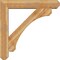 Ekena Millwork Legacy Craftsman Rough Sawn Bracket w/ Offset Brace, Western Red Cedar, 8"W x 44"D x 44"H BKT0806X44X44LEC04RWR - alternate 4